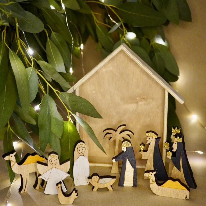 Twelve Piece Nativity Set