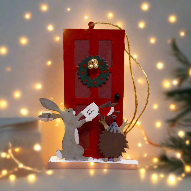 Posting the Christmas Cards Hanger