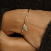 The Leaf Duo Bracelet 14ct Gold
