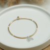 The Leaf Duo Bracelet 14ct Gold