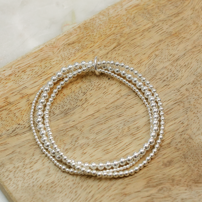 The Trilogy Bracelet Sterling Silver
