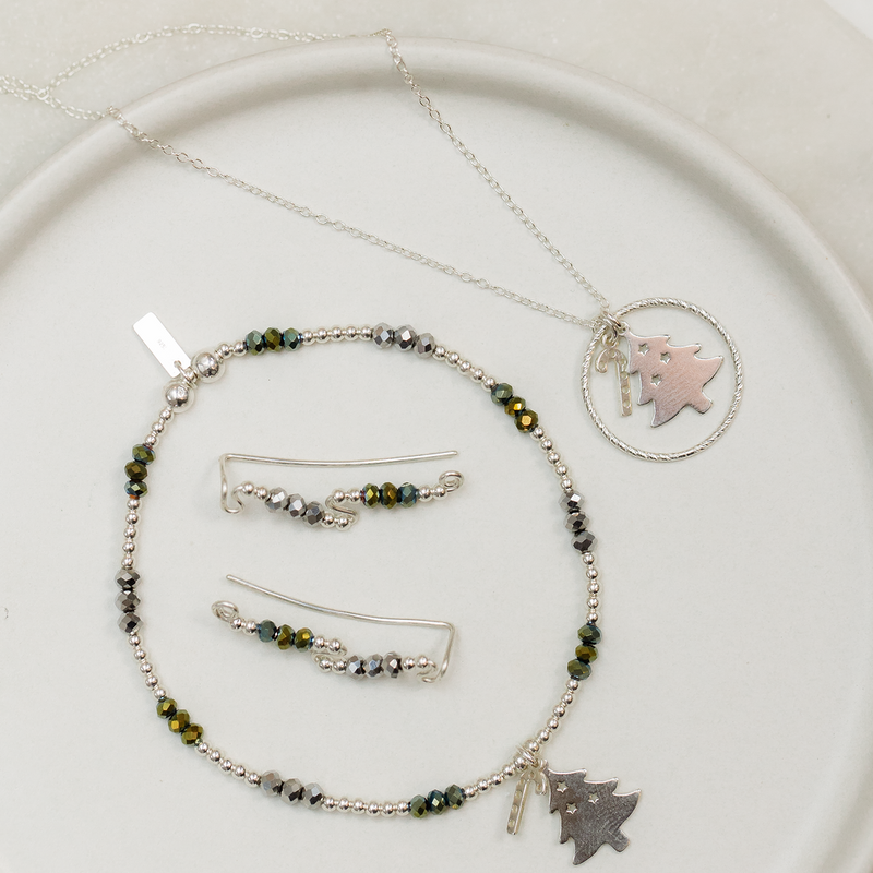 Winter Evergreen Bracelet