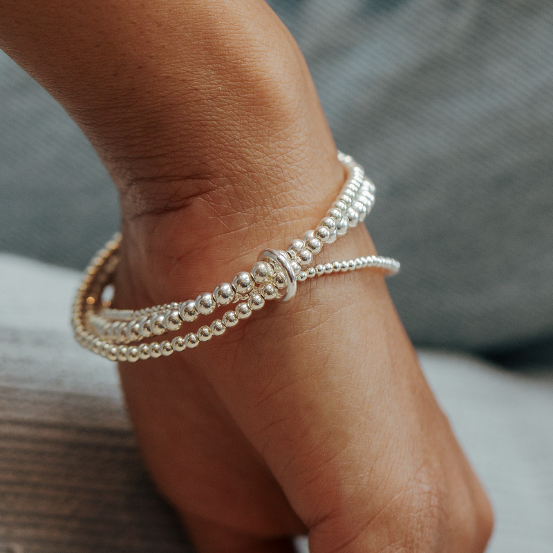 The Trilogy Bracelet Sterling Silver