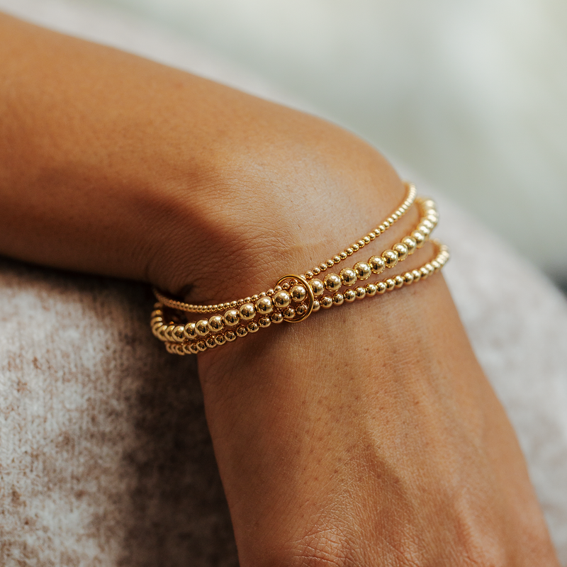 The Trilogy Bracelet 14ct Gold