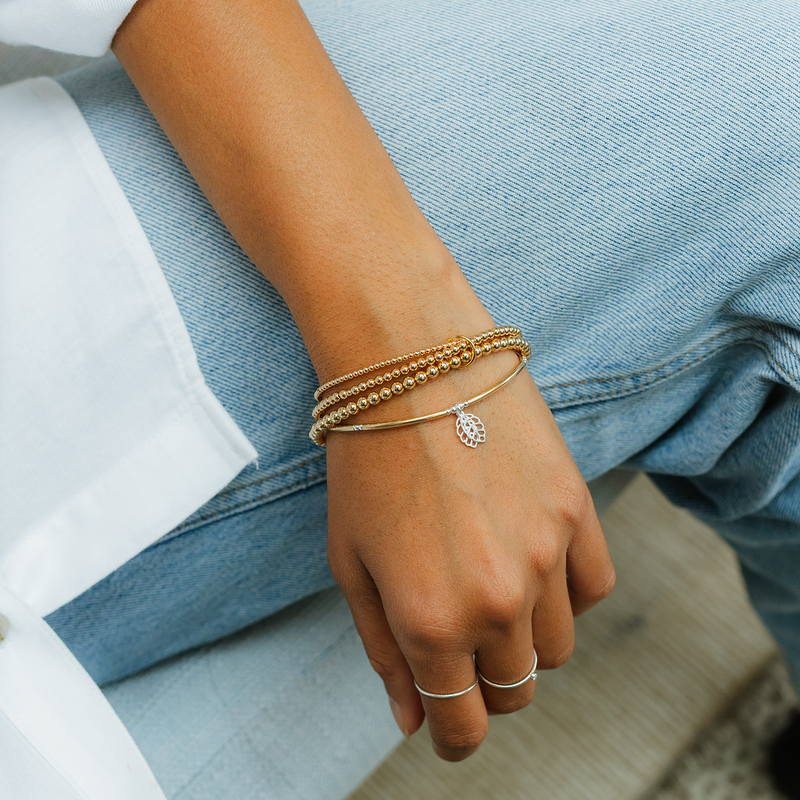 The Trilogy Bracelet 14ct Gold