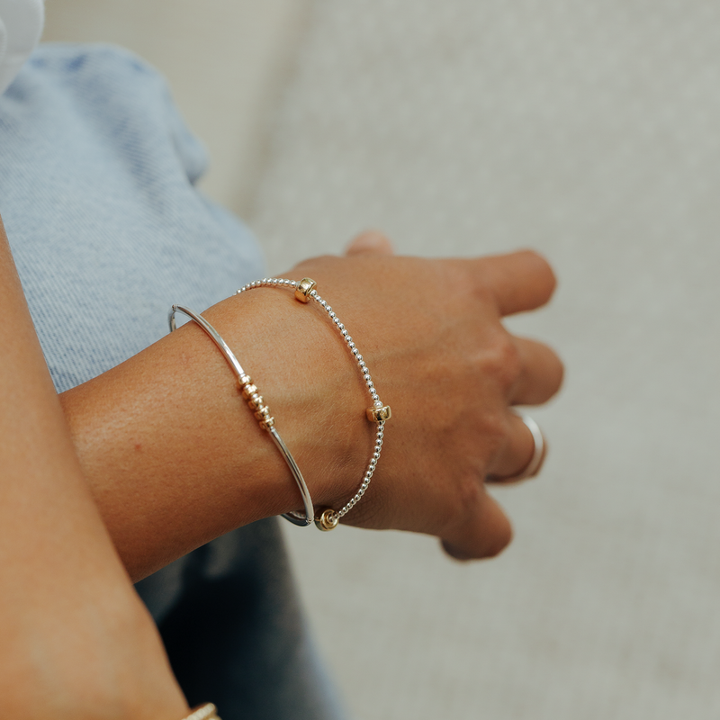The Gold Chunky Hoops Bracelet