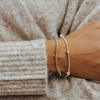 The Gold Chunky Hoops Bracelet