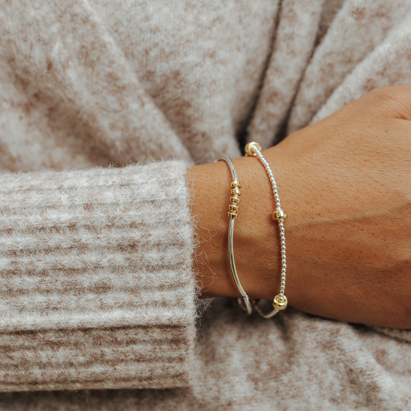 The Gold Chunky Hoops Bracelet