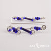 Ear Wings Blue Iris Sterling Silver
