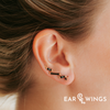 Ear Wings Black Dahlia 14ct Yellow Gold