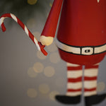 Hanging Tin Santa