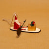 Paddle Boarding Santa