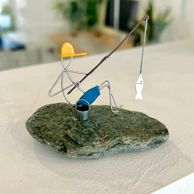 Fishing on a Pebble