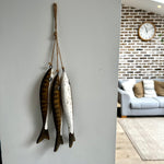 Three Driftwood Fish