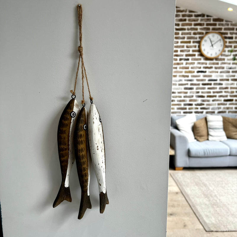 Three Driftwood Fish
