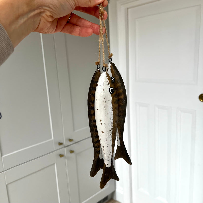 Three Driftwood Fish