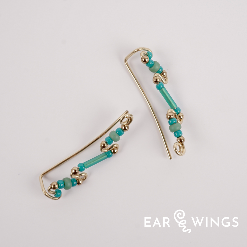 Ear Wings Lagoon Lily 14ct Yellow Gold