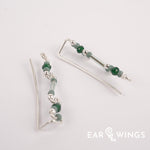 Ear Wings Misty Eucalyptus 925 Sterling Silver