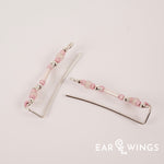 Ear Wings Peony Petals 925 Sterling Silver