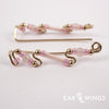 Ear Wings Peony Petals 14ct Yellow Gold