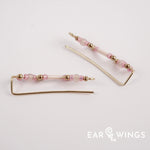 Ear Wings Peony Petals 14ct Yellow Gold