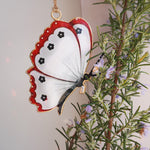 Perching White Tin Butterfly