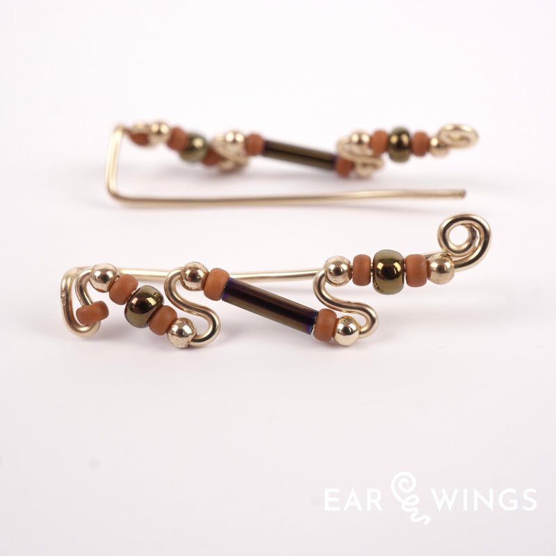 Ear Wings Rudbeckia Rush 14ct Yellow Gold