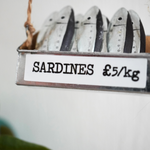 Hanging Crate of Sardines