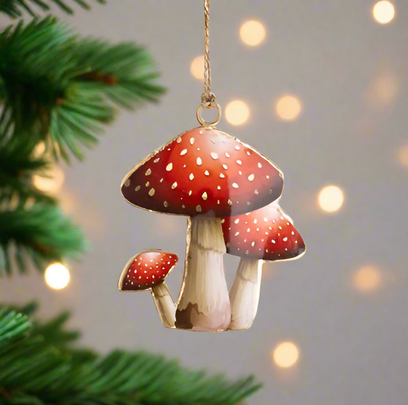 Whimsical Christmas Toadstools