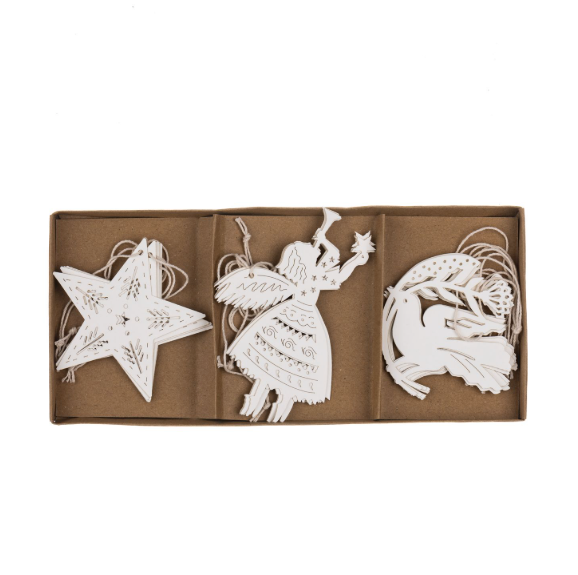 Laser Cut Paper Christmas Decorations