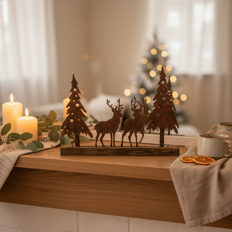 Rusted Woodland Scene