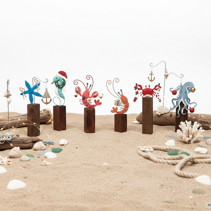 Festive Friends Of The Sea - set of 6