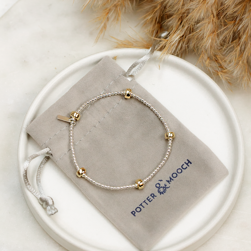The Gold Chunky Hoops Bracelet