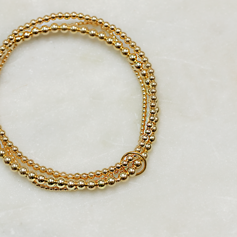 The Trilogy Bracelet 14ct Gold