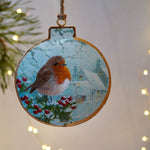 Robin on Bauble