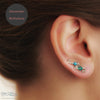 Ear Wings Turquoise Sterling Silver