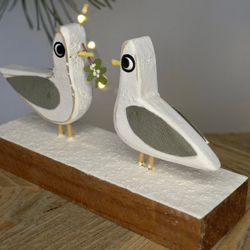 Christmas Seagulls in love