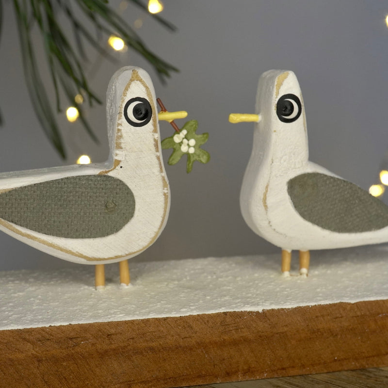 Christmas Seagulls in love