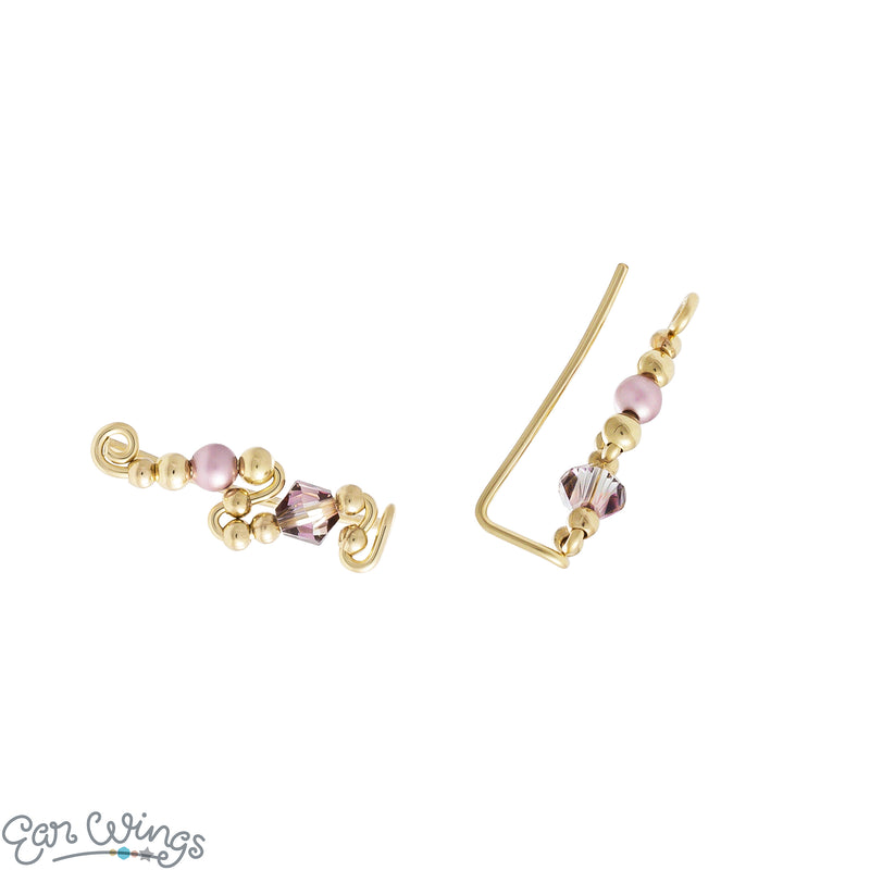 Ear Wings Lilac Shadow 14ct Yellow Gold