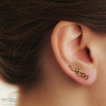 Ear Wings Jonquil Satin 14ct Yellow Gold