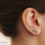 Ear Wings Pacific Opal 14ct Yellow Gold