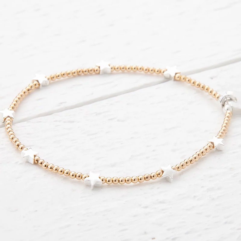 Trixabelle Sterling Silver and Yellow Gold Bracelet
