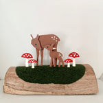Fawns with Toadstools